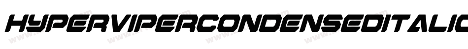 HyperViperCondensedItalic-d99Vx字体转换