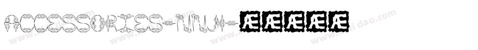 Accessories-nnJ1字体转换