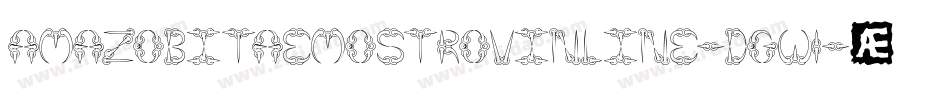 Amazobitaemostrovinline-DGW1字体转换