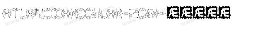AtlanciaRegular-zgG1字体转换