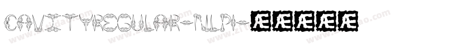 CavityRegular-nlP1字体转换
