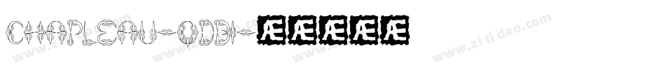 Chapleau-qDB1字体转换