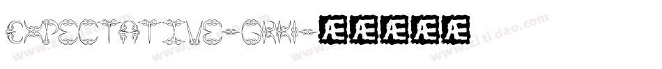 Expectative-grK1字体转换