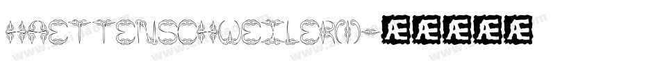 Haettenschweiler(1)字体转换