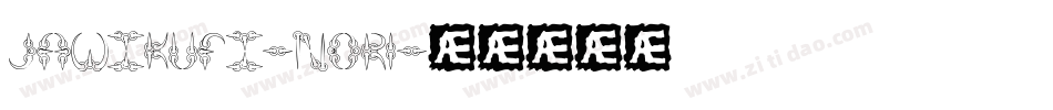 JawiKufi-nOR1字体转换