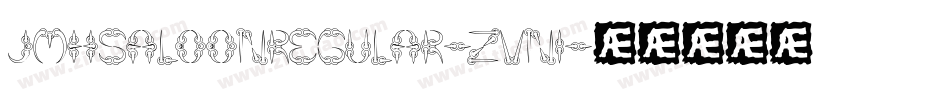 JmhsaloonRegular-zvn1字体转换