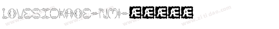LovesickAoe-nm1字体转换