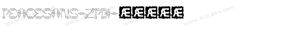 Peacesans-zpB1字体转换