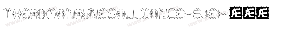 Theromanrunesalliance-6je1字体转换