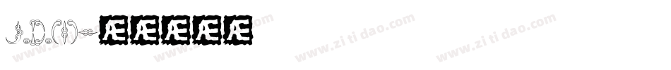 j.d.(1)字体转换