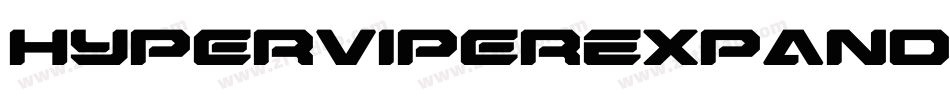 HyperViperExpanded-L337E字体转换