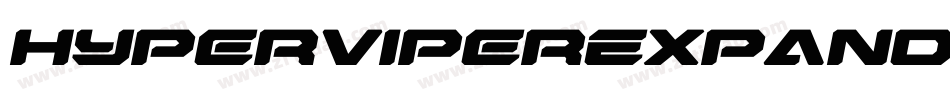 HyperViperExpandedSemiItal-X33eZ字体转换