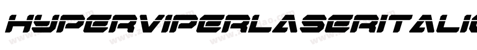 HyperViperLaserItalic-w11Ow字体转换