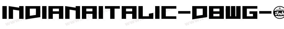 IndianaItalic-d8wg字体转换