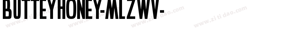 ButteyHoney-mLZWv字体转换