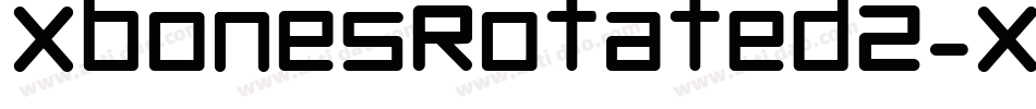 XbonesRotated2-XOwZ字体转换