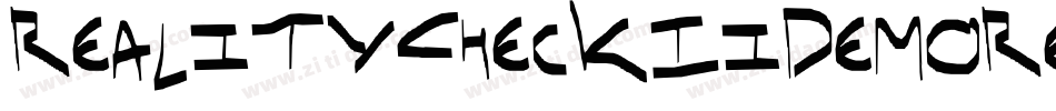RealityCheckIiDemoRegular-qRwd字体转换