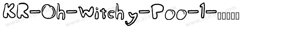 KR-Oh-Witchy-Poo-1字体转换