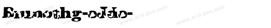 Brunothg-eJde字体转换