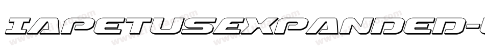 IapetusExpanded-LMy5字体转换