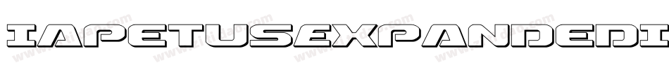 IapetusExpandedItalic-XoyP字体转换