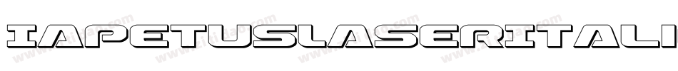 IapetusLaserItalic-eAol字体转换 IapetusLaserItalic-eAol字体转换
