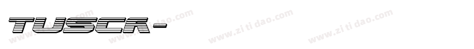 tusch字体转换