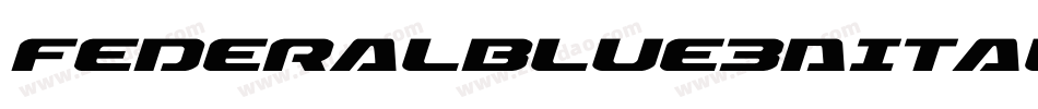 FederalBlue3DItalic-29Kl字体转换