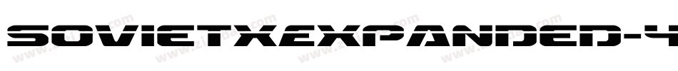 SovietXExpanded-4J0x字体转换 SovietXExpanded-4J0x字体转换