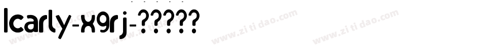 Icarly-x9rj字体转换