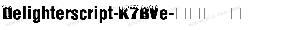 Delighterscript-K7BVe字体转换