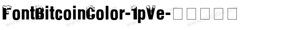 FontBitcoinColor-1pVe字体转换