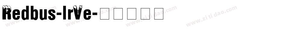 Redbus-lrVe字体转换
