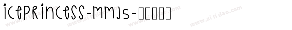 Iceprincess-mmJ5字体转换
