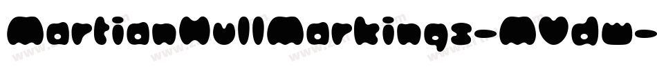 MartianHullMarkings-MVdw字体转换