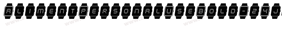 AlimentPersonalUseBold-z4ja字体转换