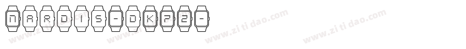 Nardis-dK7Z字体转换
