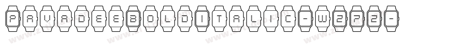PavadeeBoldItalic-wZ7Z字体转换 PavadeeBoldItalic-wZ7Z字体转换