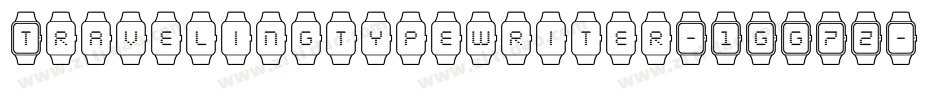 Travelingtypewriter-1GG7Z字体转换