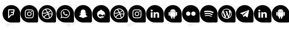 IconsSocialMedia13-dZ9X字体转换