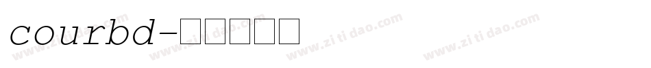 courbd字体转换