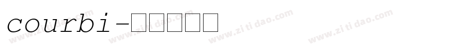 courbi字体转换