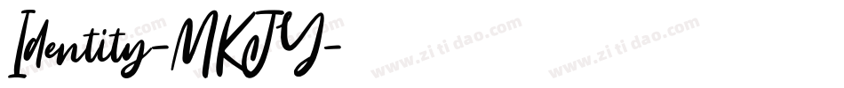 Identity-MKJY字体转换