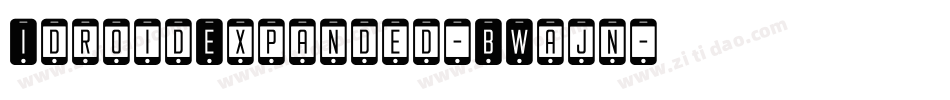 IdroidExpanded-BWajn字体转换