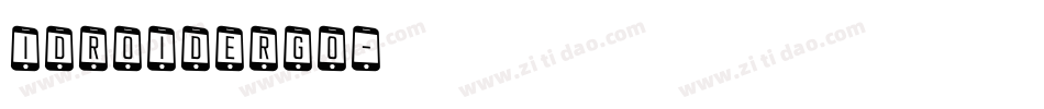 idroidergo字体转换