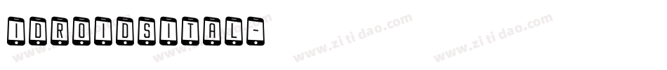 idroidsital字体转换