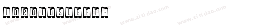 idroidsleft字体转换