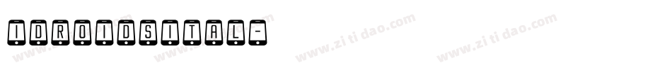 idroidsital字体转换