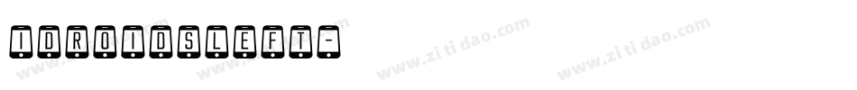 idroidsleft字体转换
