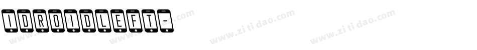 idroidleft字体转换